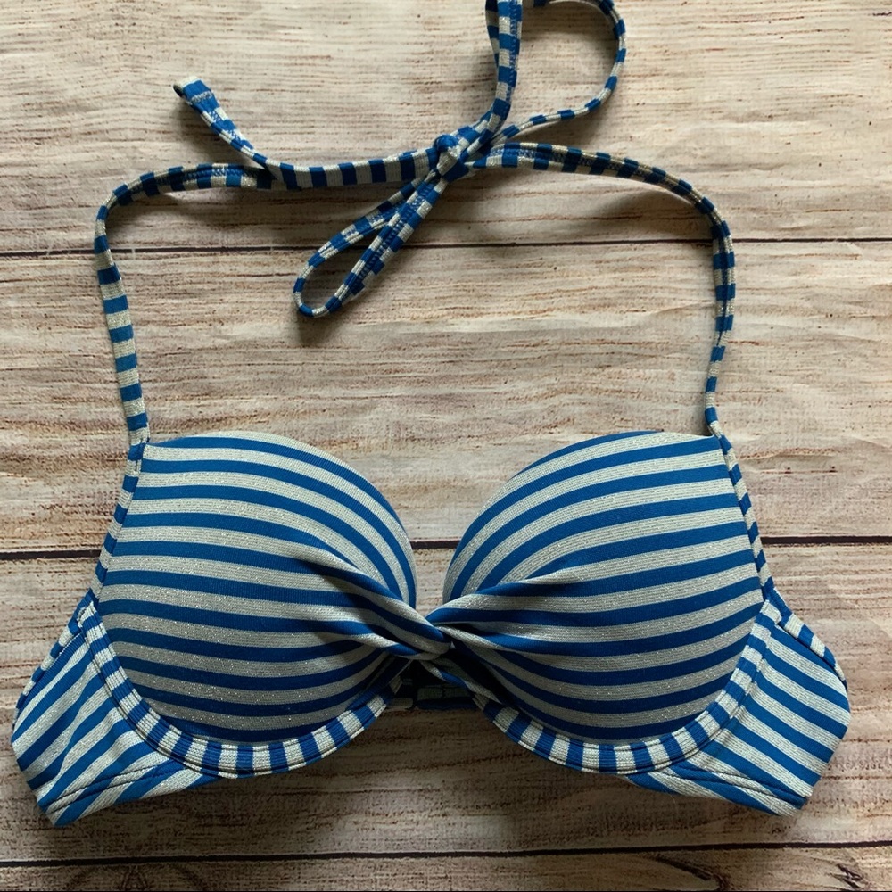 NEW Aerie Retro ‘Brooke’ Push Up Bikini Top 34A